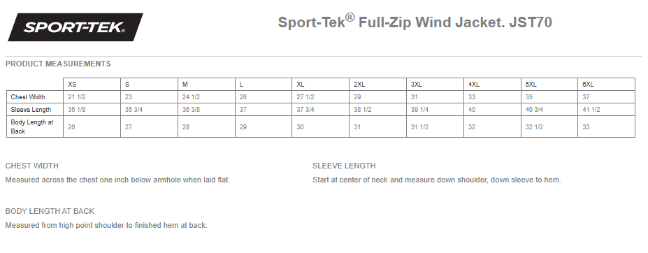 CFCG Sport-Tek Snap Closure Wind Jacket - Image 4